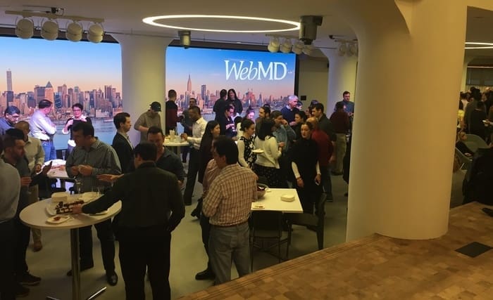 Corporate wellness event in WebMD